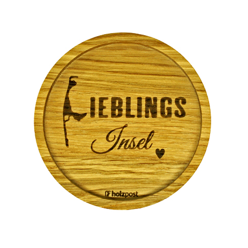 Syltfisch®-Holzuntersetzer - verschied. Motive