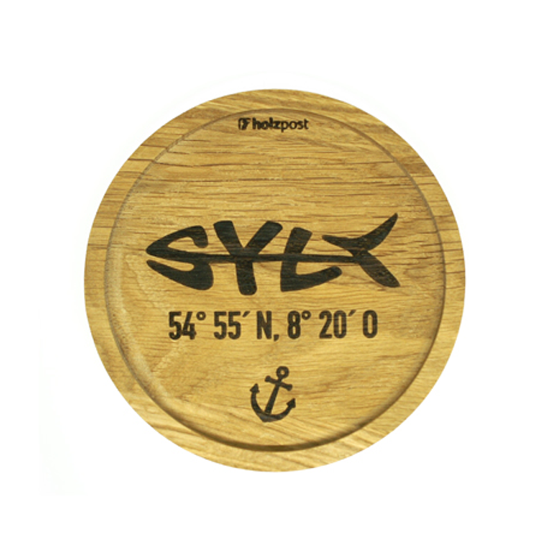 Syltfisch®-Holzuntersetzer - verschied. Motive