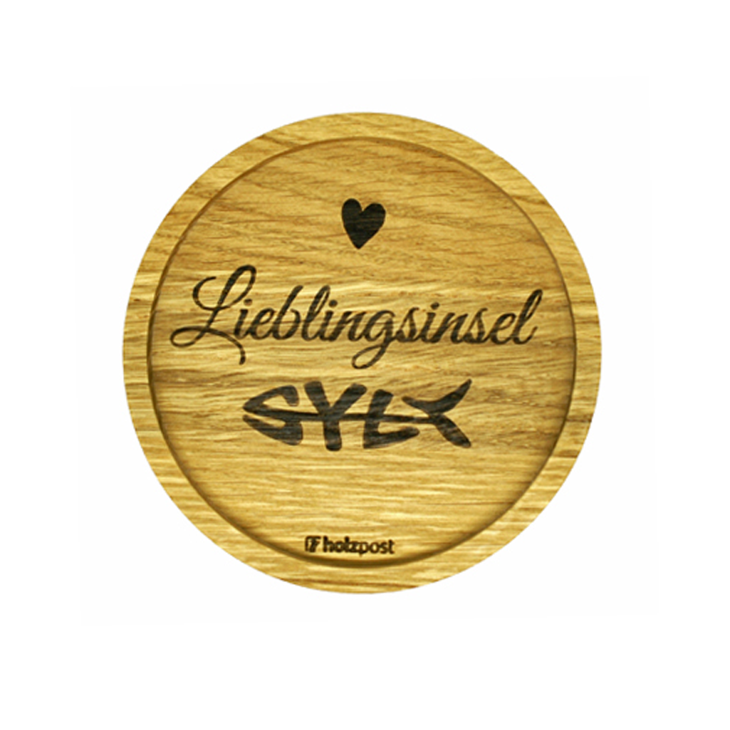 Syltfisch®-Holzuntersetzer - verschied. Motive