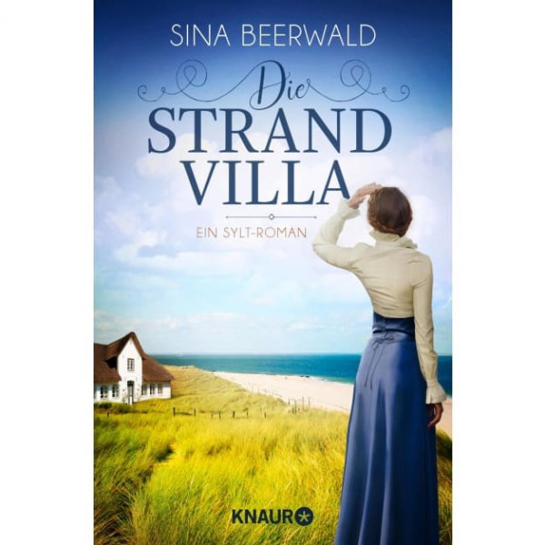 Sylt-Roman "Die Strand Villa", handsigniert + Autogrammkarte, Sina Beerwald
