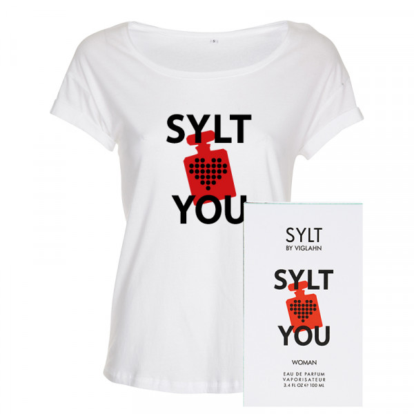 Damen-Set "Sylt Loves You by Viglahn": T-Shirt & Duft