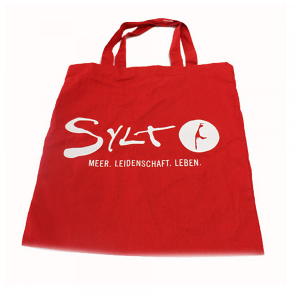 Sylt-Tasche aus Baumwolle, rot