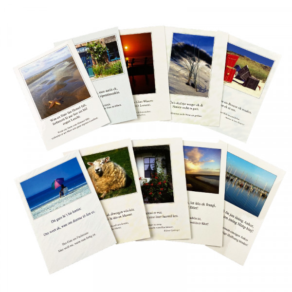 Unverpackt Sylt - Friesische Postkarten (10 Stück)