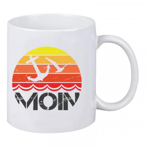 "Moin Möwe" Tasse, versch. Farben